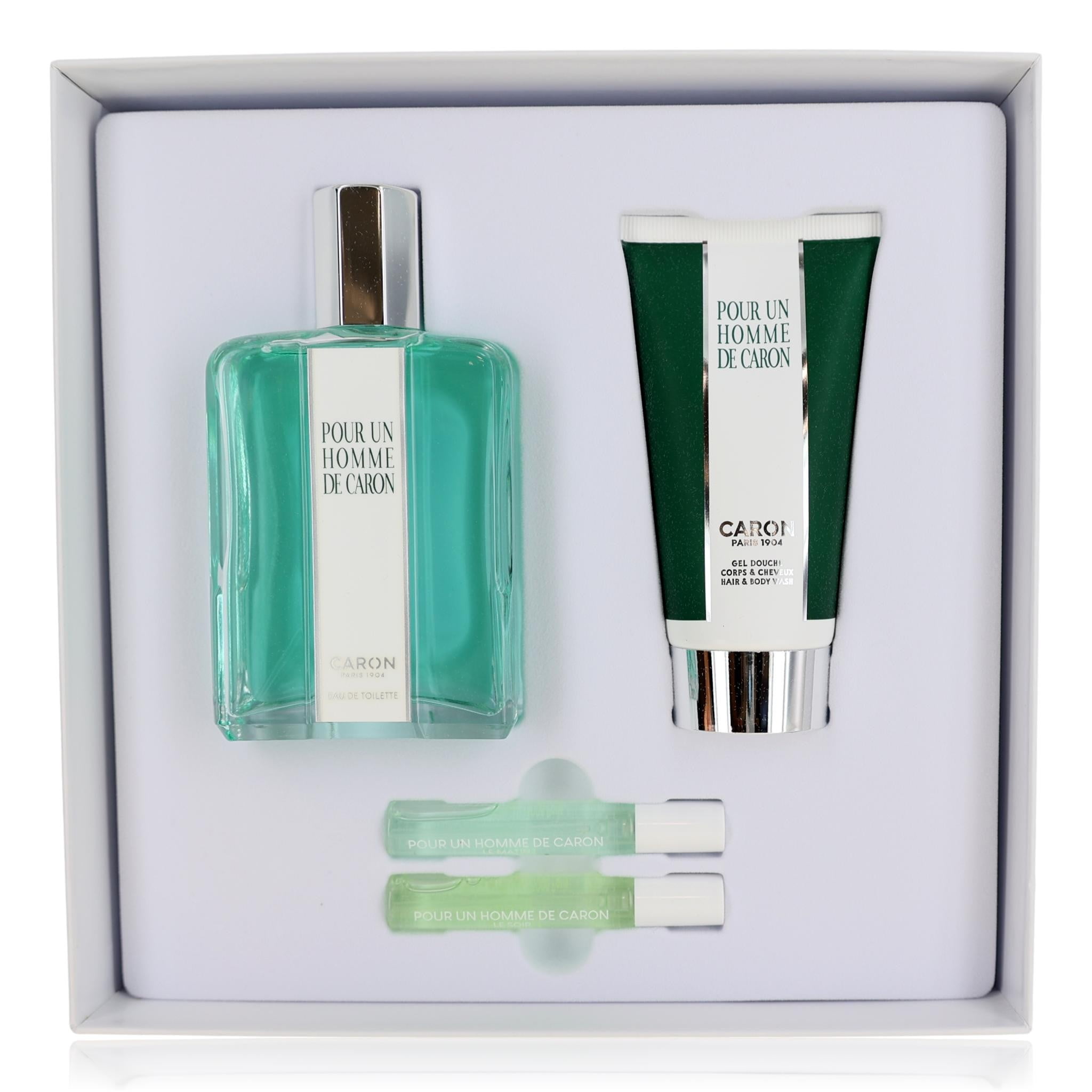 【新品未使用】CARON Pour un Homme 箱入り 3本セット Caron Pour Un Homme by Caron, 4 Piece Gift Set for Men - Walmart.com