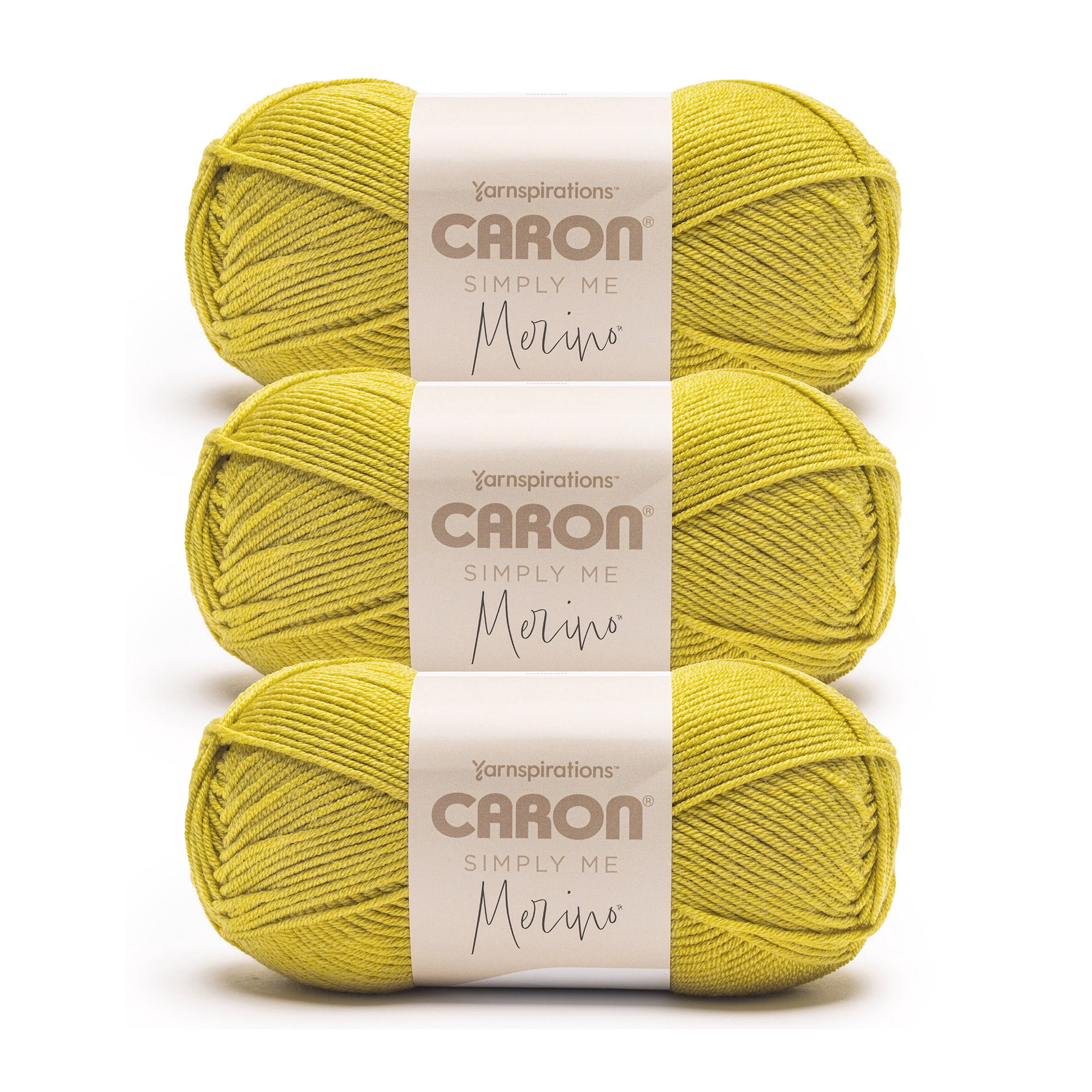 Caron® Simply Me Merino™ #3 DK (Light) Blend Yarn, Autumn Gold 3.5oz/100g 215 Yards (3 Pack)