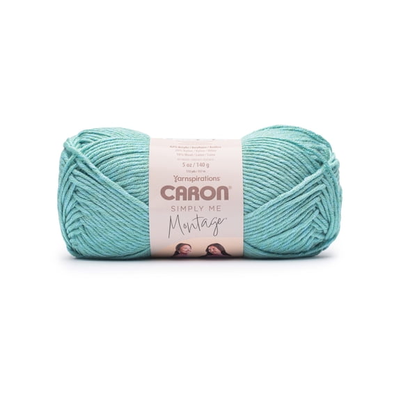 Caron Simply Me Montage #5 Bulky Blend Yarn, Abalone 5oz/140g 172 Yards