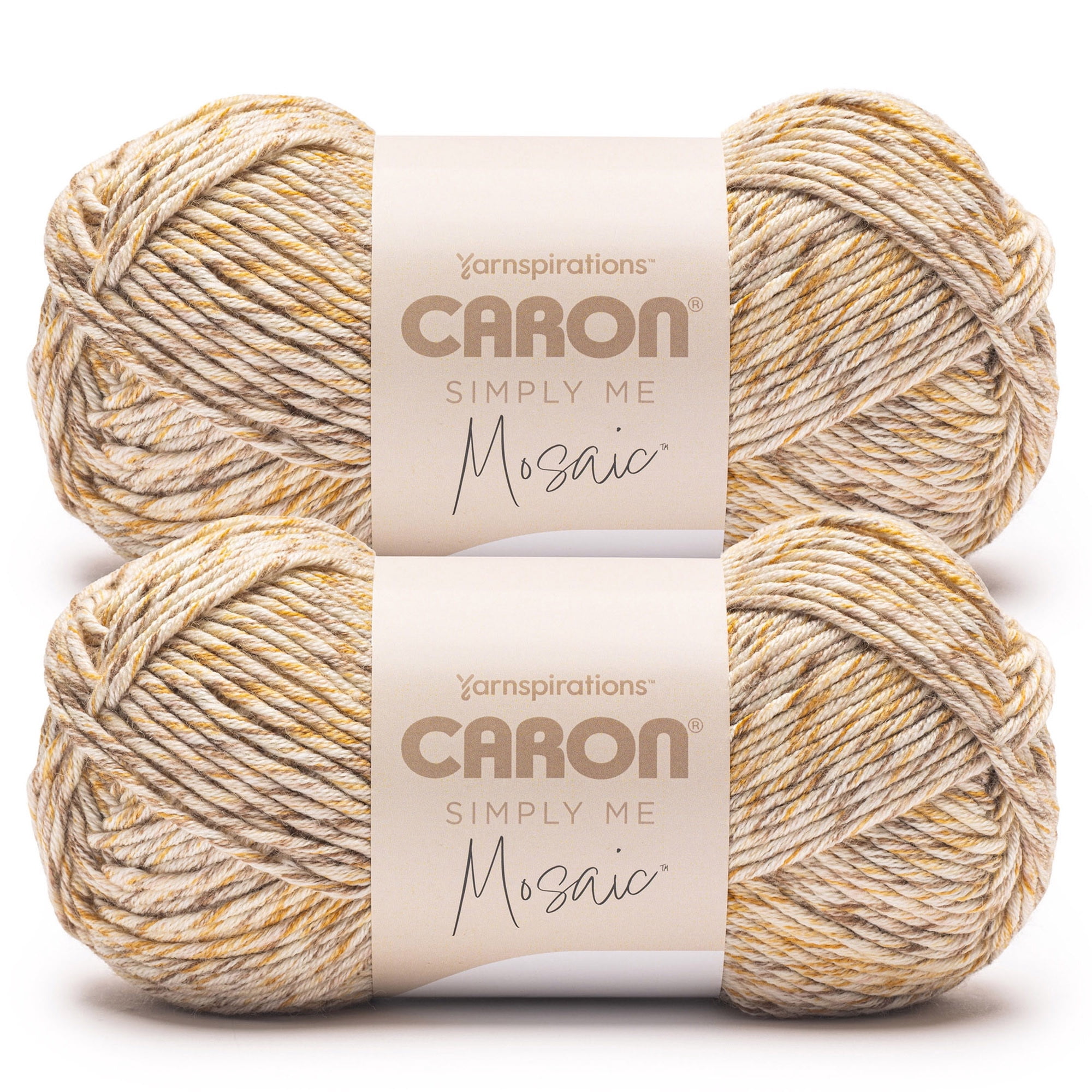 Caron® Simply Me Mosaic™ #5 Bulky Blend Yarn, Beachy 5oz/140g 173 Yards (2 Pack)