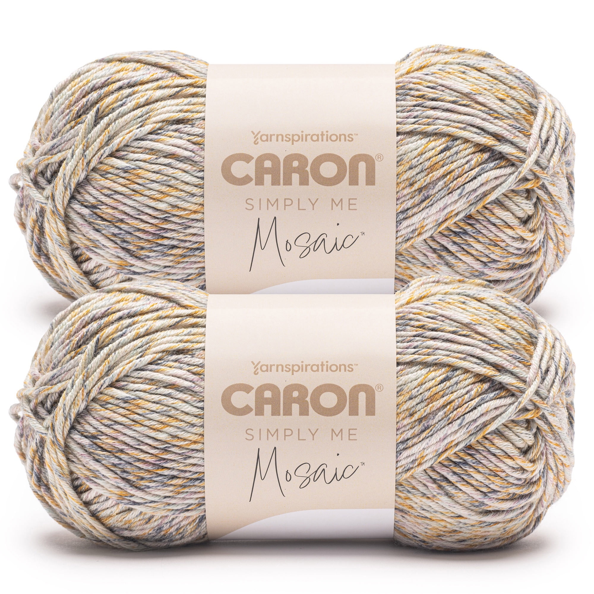 Caron® Simply Me Mosaic™ #5 Bulky Blend Yarn, Claypot 5oz/140g 173 Yards (2 Pack)