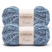 Caron  Simply Me Mosaic  #5 Bulky Blend Yarn, High Tide 5oz/140g 173 Yards 2 Pack
