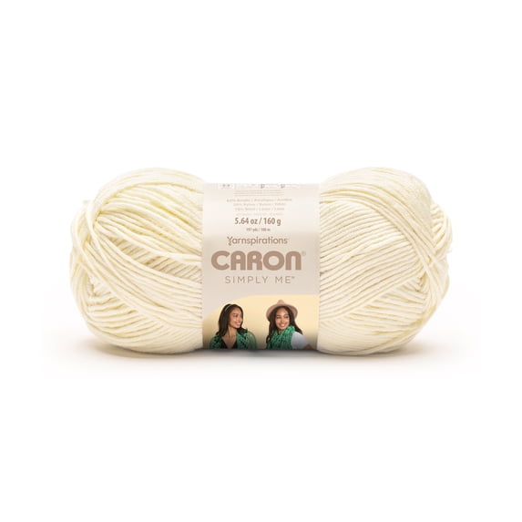 Caron® Simply Me® Yarn, #5 Bulky Acrylic/Nylon/Wool Yarn, 5.6oz/160gm, 197yd, Aran