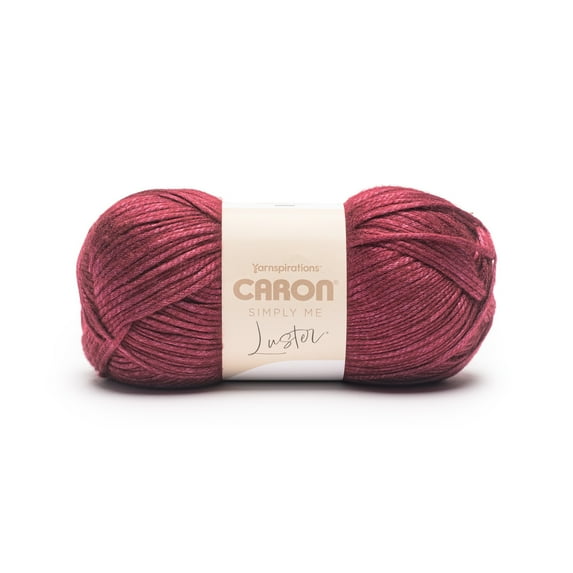 Caron® Simply Me Luster™ #4 Worsted (Medium) Blend Yarn, Claret 6oz/170g 360 Yards