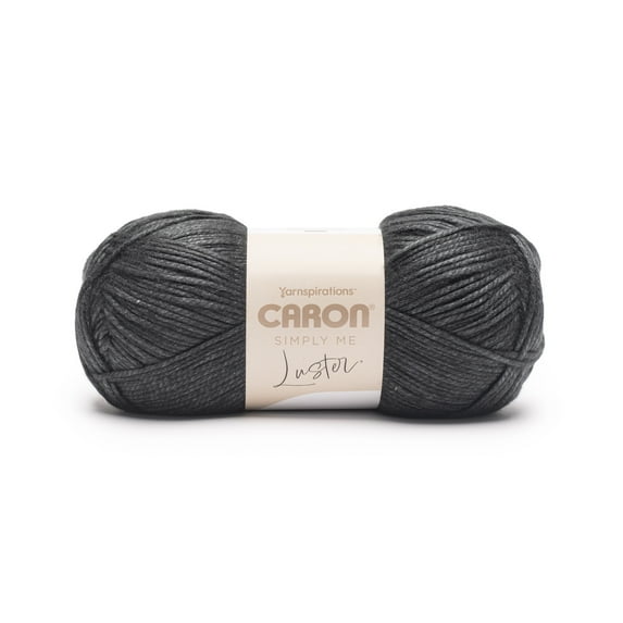 Caron® Simply Me Luster™ #4 Worsted (Medium) Blend Yarn, Obsidian 6oz/170g 360 Yards