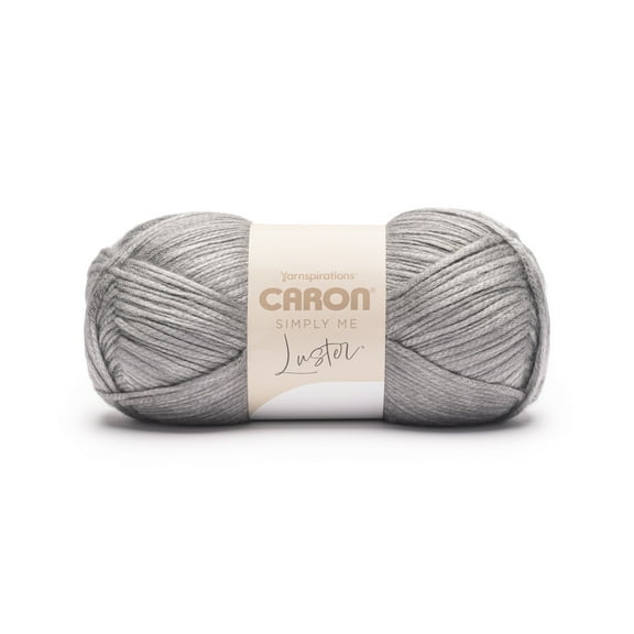Caron® Simply Me Luster™ #4 Worsted (Medium) Blend Yarn, Pewter 6oz/170g 360 Yards