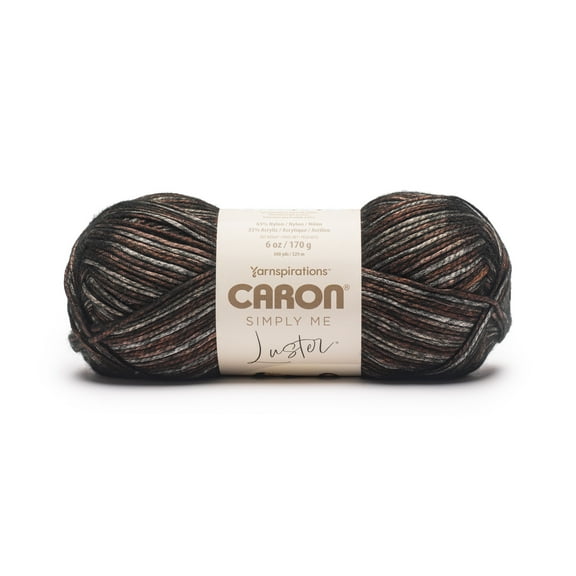 Caron® Simply Me Luster™ #4 Worsted (Medium) Blend Yarn, Sable 6oz/170g 360 Yards