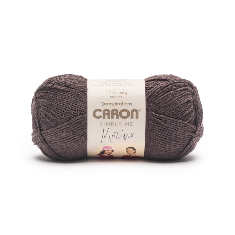 Caron® Simply Me Merino™ #3 DK (Light) Blend Yarn, Cocoa Bean