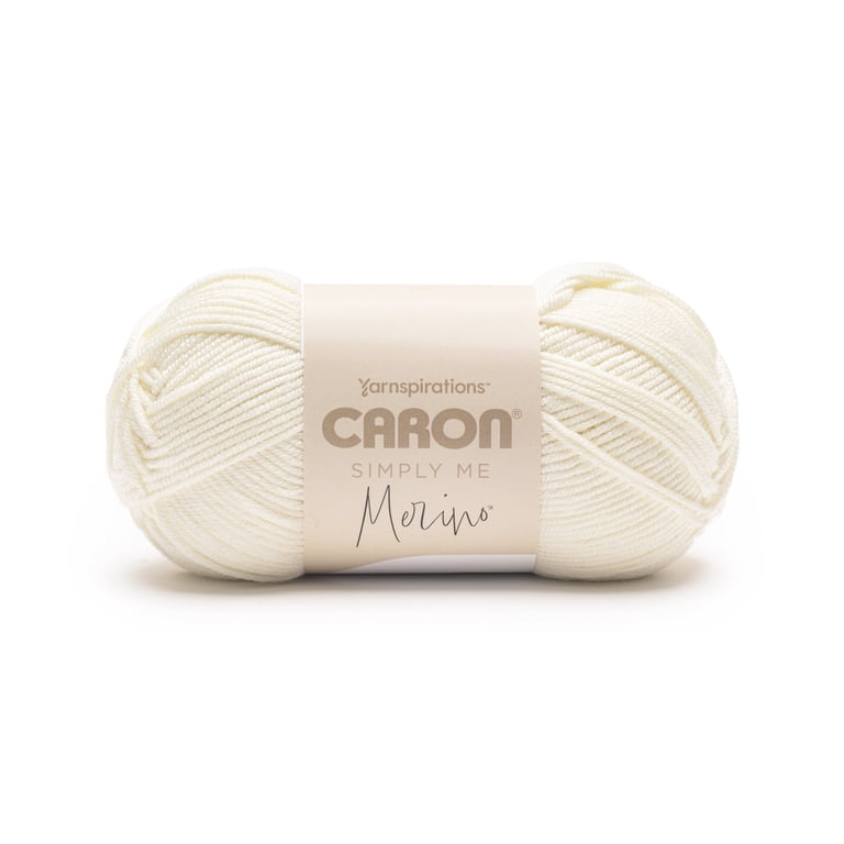 Caron® Simply Me Merino™ #3 DK (Light) Blend Yarn, Heirloom White
