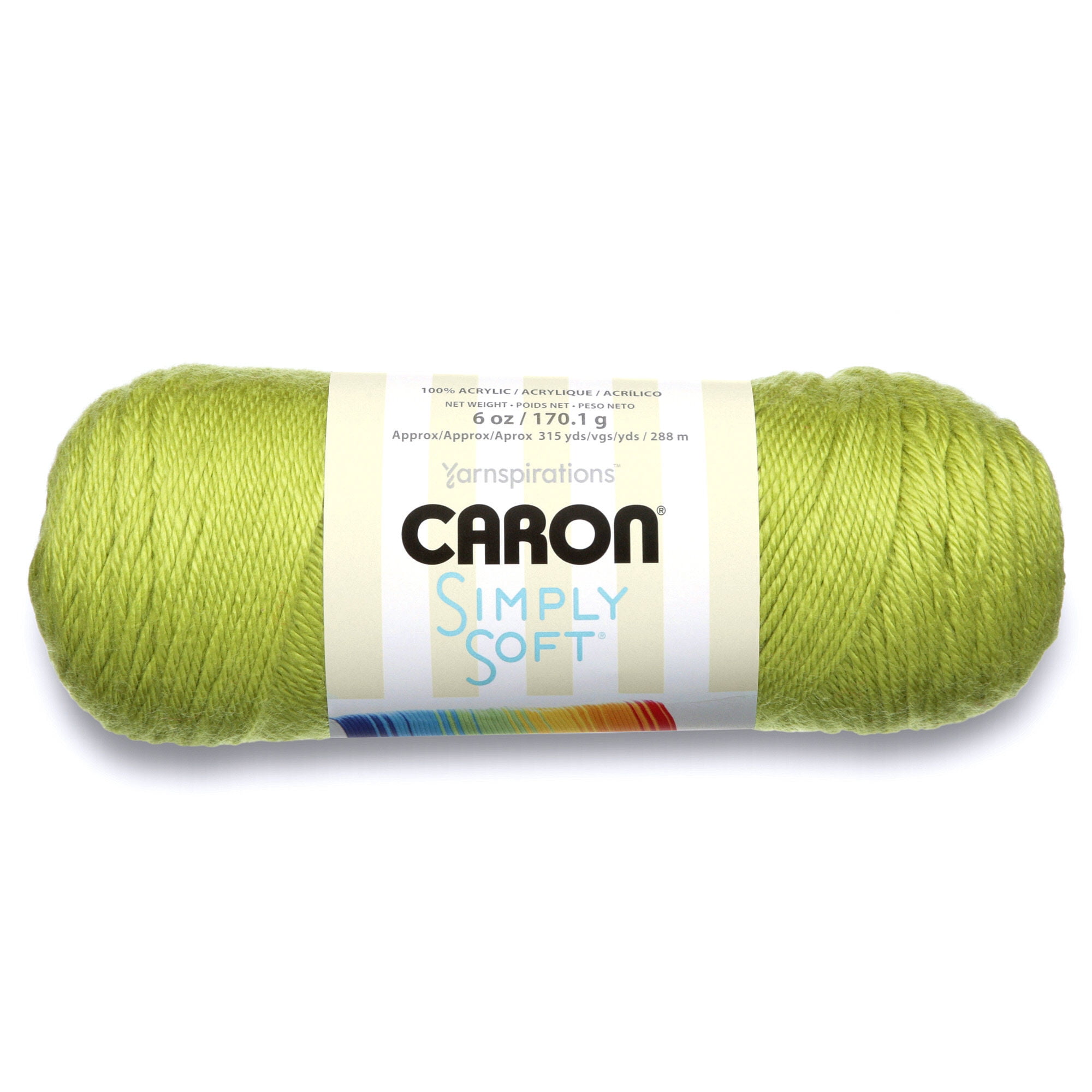 Caron Simply Soft Yarn Neon Green Walmart