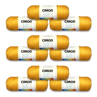 Caron® Simply Soft® #4 Medium Acrylic Yarn, Gold 6oz/170g, 315 Yards (9 Pack)