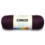 Caron Simply Soft 4 Medium Acrylic Yarn, Plum Perfect 6oz/170g, 315 Yards