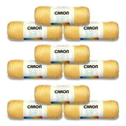 Caron  Simply Soft  #4 Medium Acrylic Yarn, Sunshine 6oz/170g, 315 Yards 9 Pack