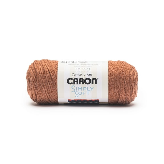 Caron® Simply Soft™ #4 Worsted (Medium) Acrylic Yarn, Sienna 6oz/170.1g 315 Yards