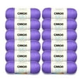thumbnail image 1 of Caron® Simply Soft® Brites #4 Medium Acrylic Yarn, Grape 6oz/170g, 315 Yards (12 Pack), 1 of 12
