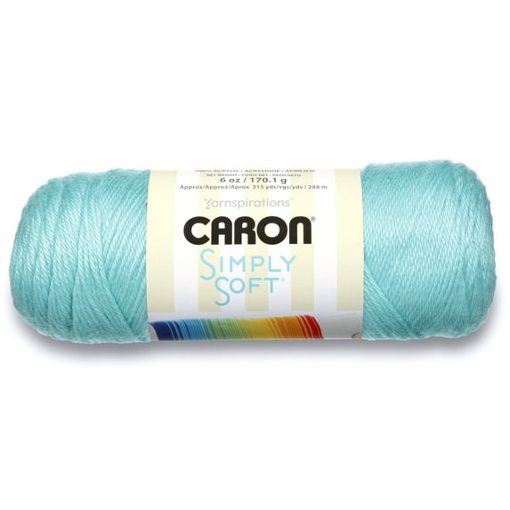 Caron Simply Soft Medium Acrylic Robins Egg Yarn, 315 yd