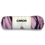 Caron Simply Soft Ombre 4 Medium Acrylic Yarn, Grape Purple Ombre 5oz/141g, 235 Yards