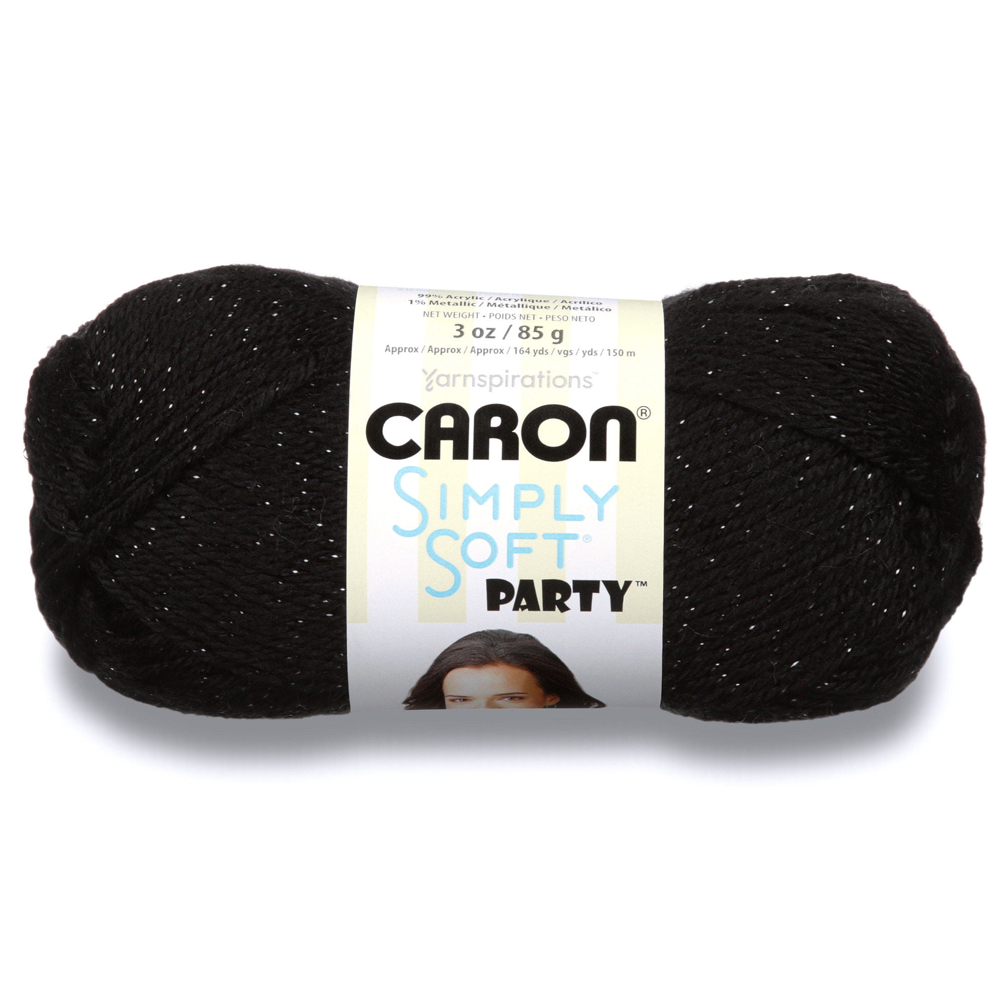  Caron Simply Soft Party Yarn (3-Pack) Teal Sparkle H97PAR-4 :  Arts, Crafts & Sewing