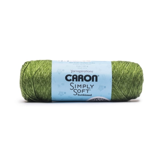 Caron® Simply Soft Sunkissed™ #4 Worsted (Medium) Acrylic Yarn, Avocado Tonal 5oz/141g 248 Yards