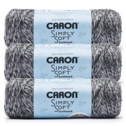 Caron  Simply Soft Sunkissed  #4 Worsted Medium Acrylic Yarn, Blackberry Tonal 5oz/141g 248 Yards 3 Pack