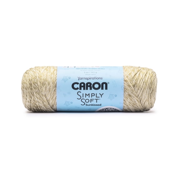 Caron® Simply Soft Sunkissed™ #4 Worsted (Medium) Acrylic Yarn, Coconut Tonal 5oz/141g 248 Yards