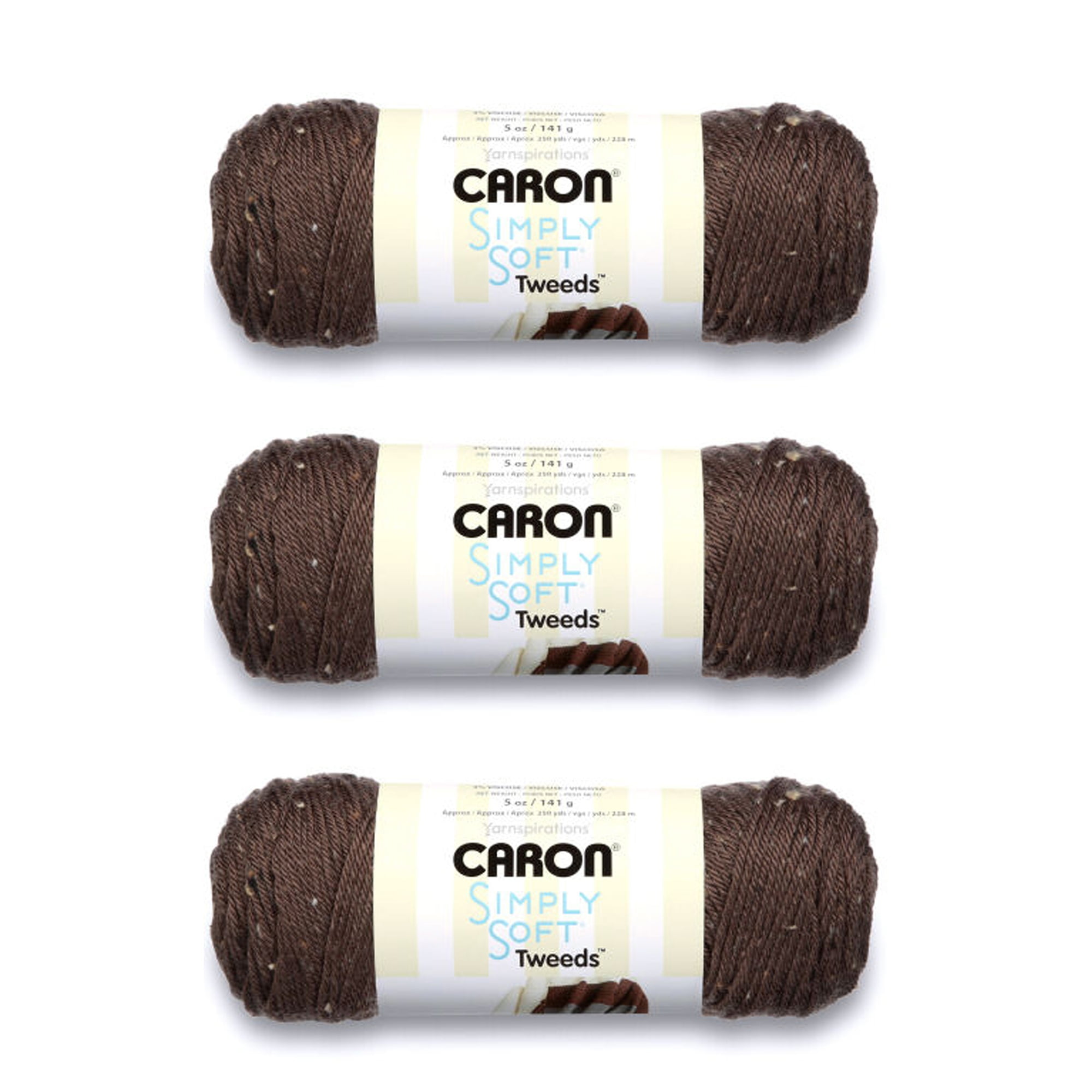 Caron Simply Soft Solids Yarns - Taupe, Multipack Of 6 - 9398761