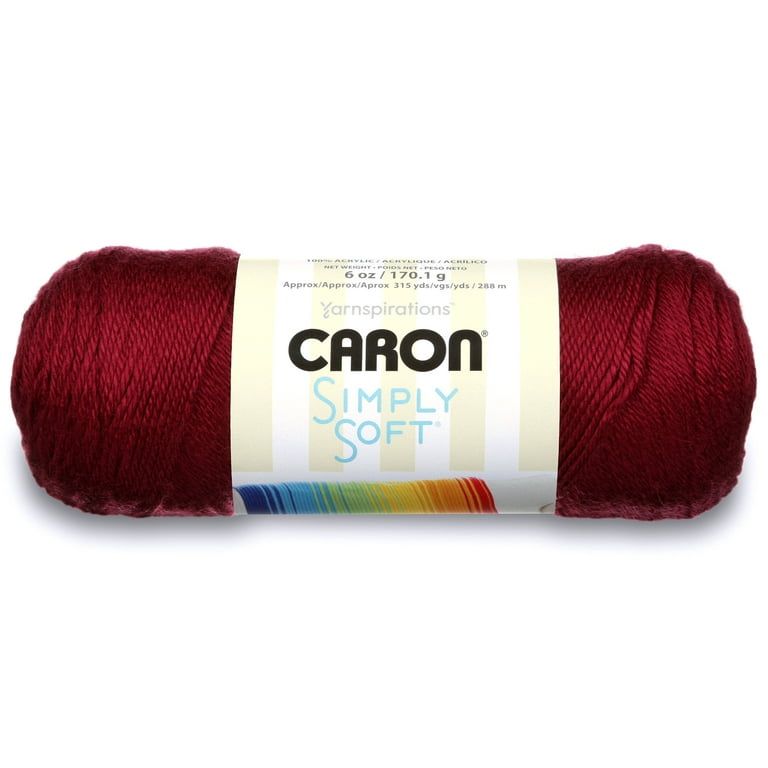 Caron Simply Soft Solids Yarn Burgundy