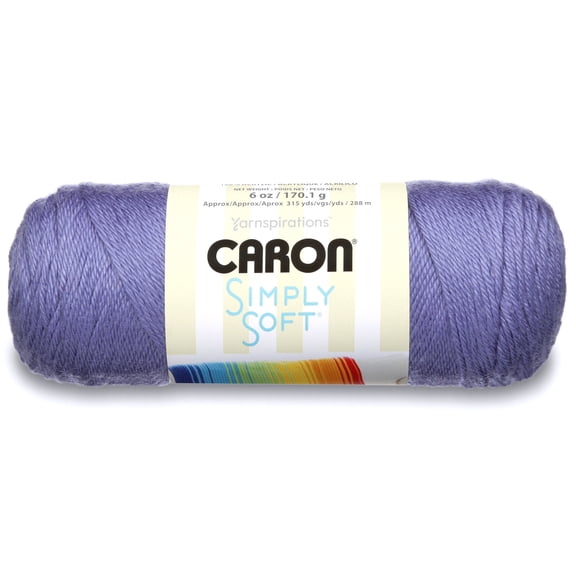 Caron Simply Soft Yarn, Lavender Blue