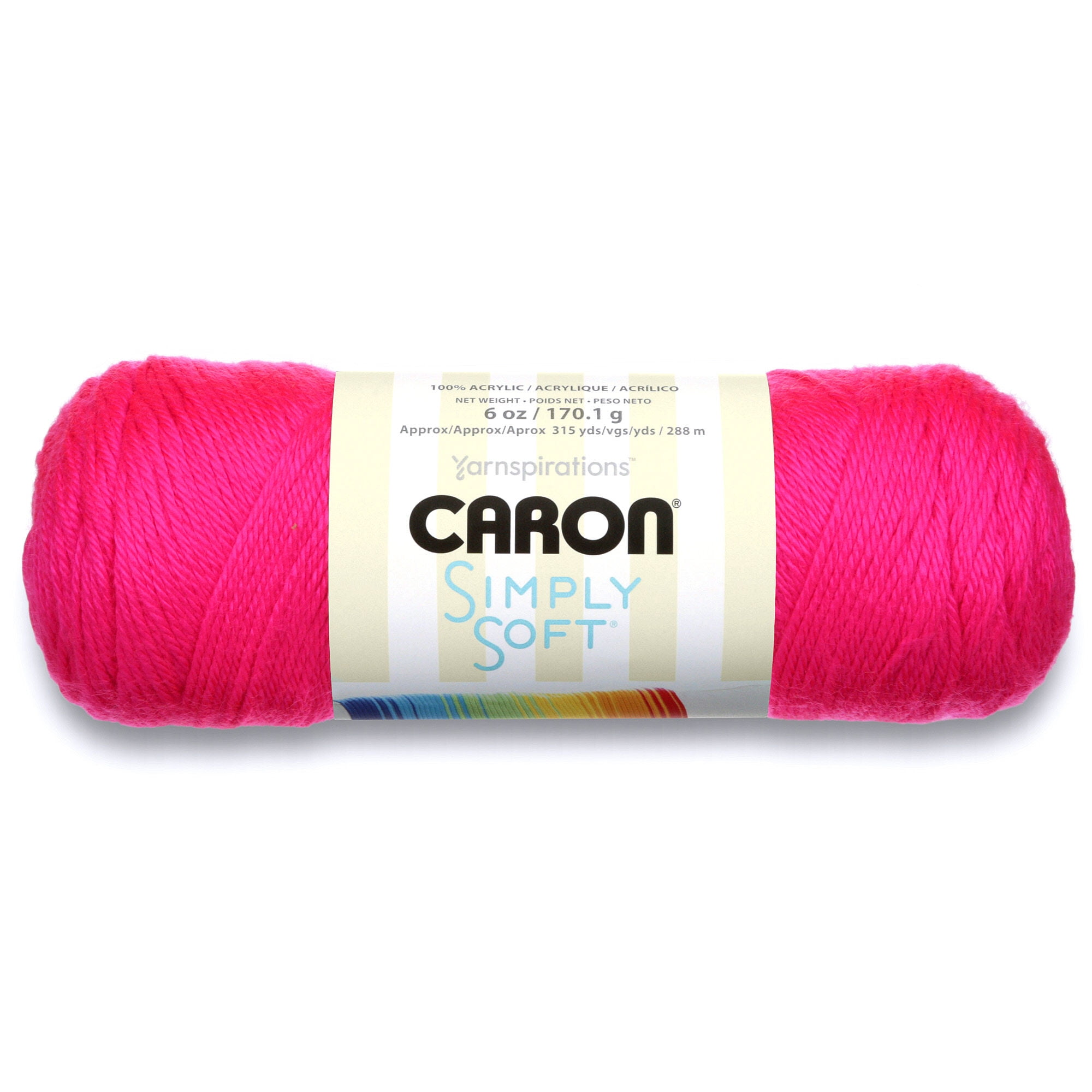 Caron Simply Soft Solids Yarn-Soft Pink, 1 count - Kroger