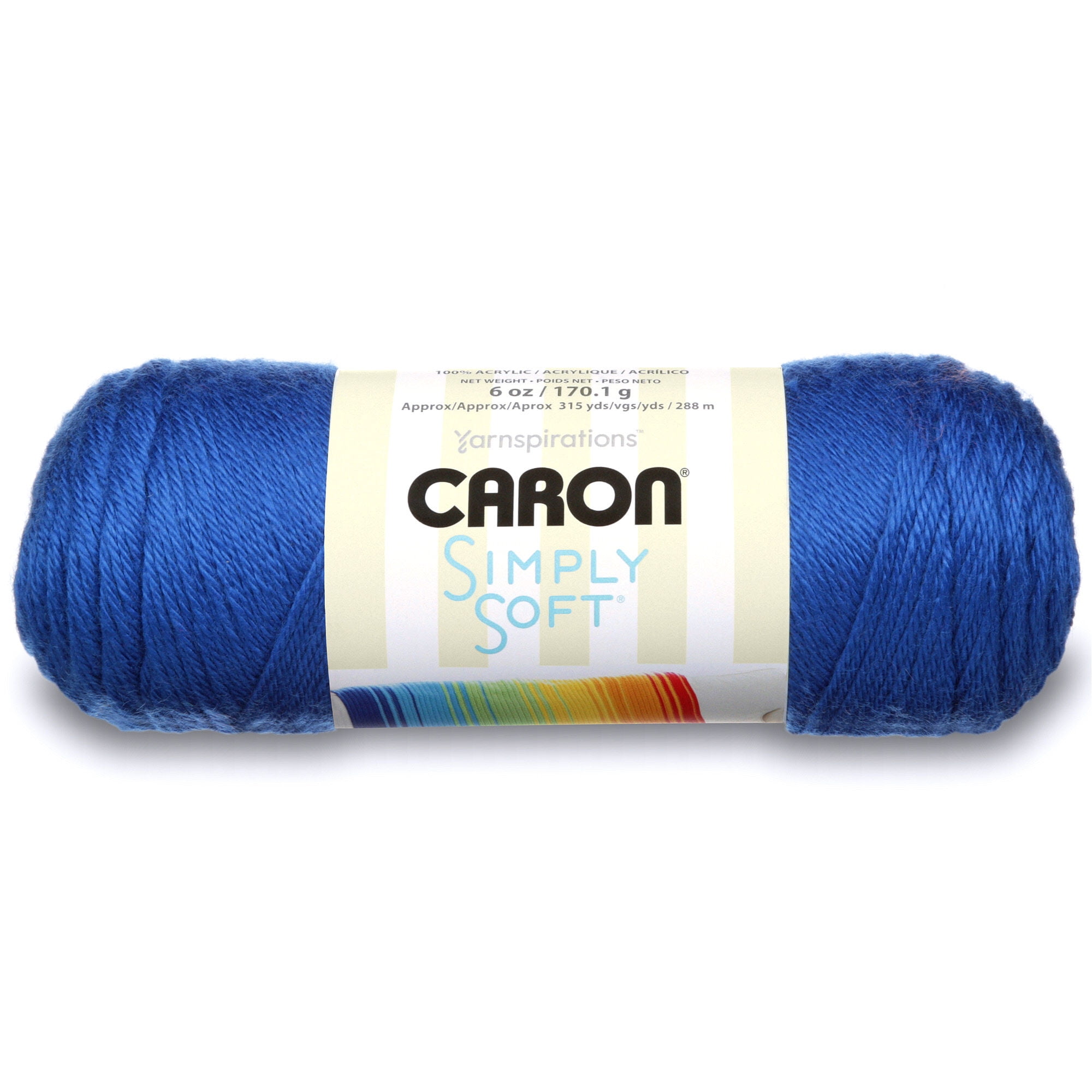Caron Simply Soft Yarn - Royal Blue Premium Acrylic Yarn