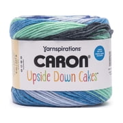 Caron Upside Down Cakes Yarn, Soft Acrylic Yarn for Knitting, Crochet, Weaving & Arts and Crafts, Medium Weight 4, 100% Acrylic Yarn, 8 oz/227g, 403 yd/369m, Super Slushy, 6 Pack