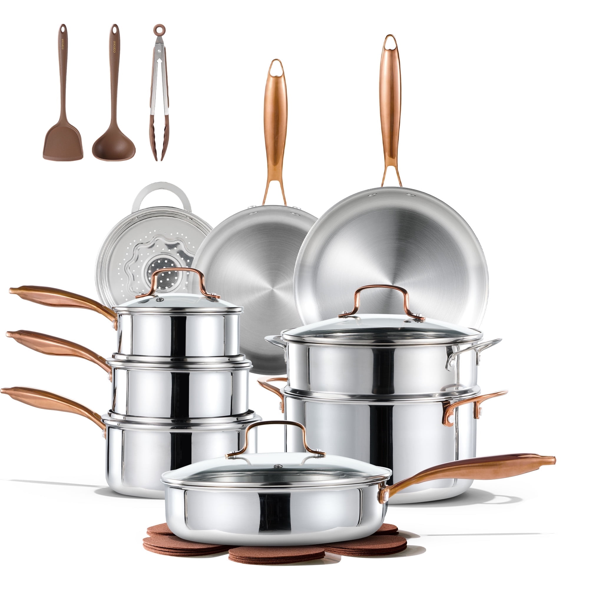 Carote 18pcs cookware sets