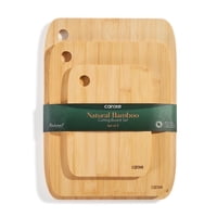 3-Piece Carote Bamboo Cutting Board Set with Handles only .99: eDeal Info