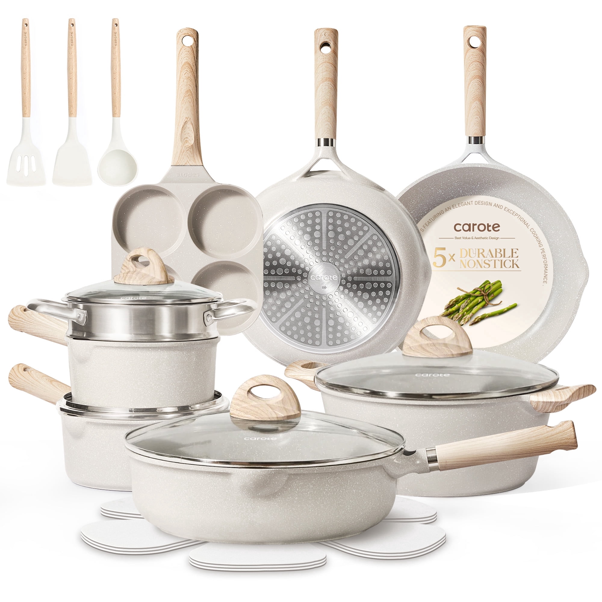 Carote 21-Piece Cookware - Cookware merchandising displays - Walmart ...