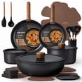 thumbnail image 1 of CAROTE 24-Piece Nonstick Cookware Set, Pots and Pans Set with Detachable Handle, Induction Compatible, Oven & Dishwasher Safe, Black, 1 of 7