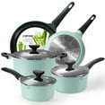 thumbnail image 1 of Carote Nonstick Cookware Sets, 8 Pcs Non Stick Pots and Pans Set, Non Toxic Induction Cookware, Mint, 1 of 10