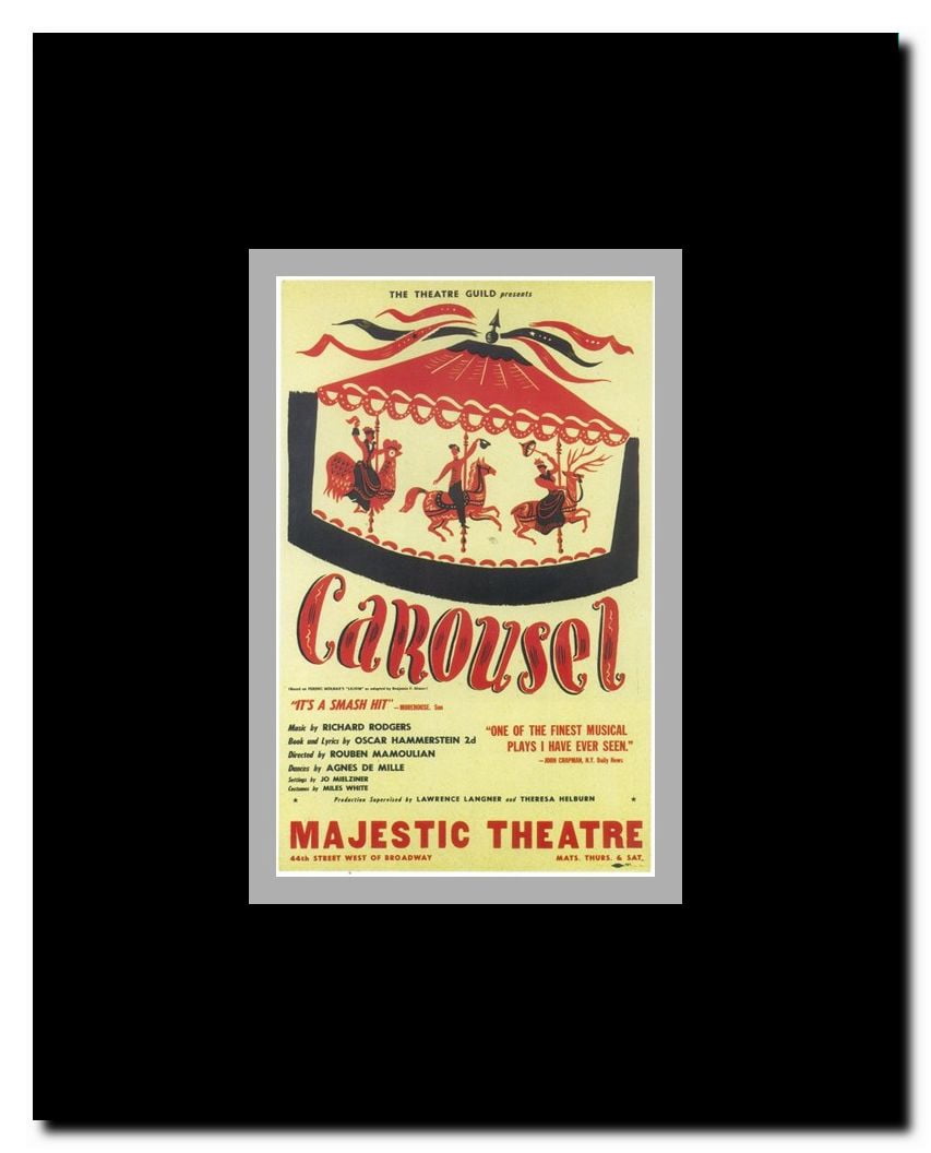Carousel (Broadway) Framed Movie Poster