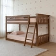 thumbnail image 1 of Carousel Solid Wood Bunk Bed, Low Floor Twin over Twin Bunk Beds for Kids, 1 of 7