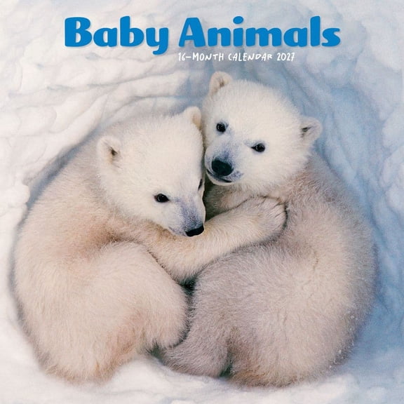 Carousel Calendars, Baby Animals 2027 Mini Wall Calendar