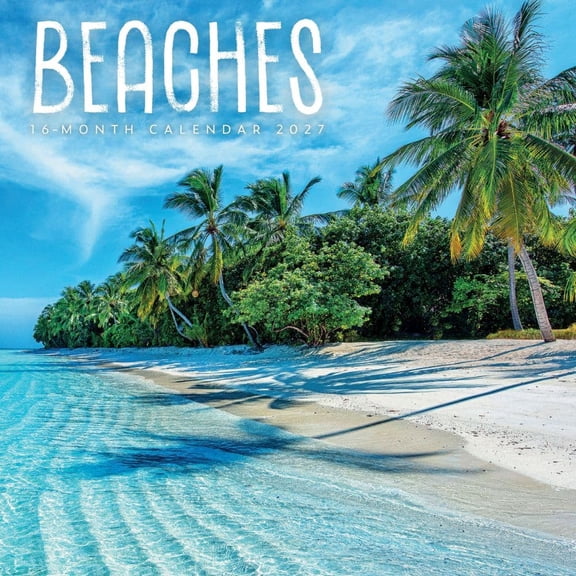 Carousel Calendars, Beaches 2027 Mini Wall Calendar