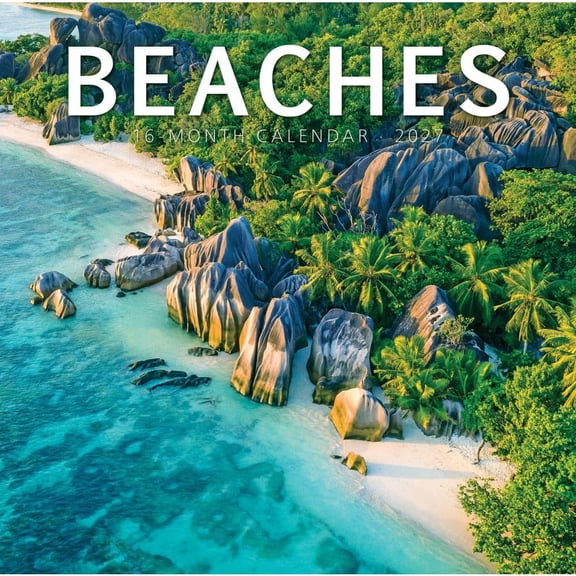 Carousel Calendars, Beaches 2027 Wall Calendar
