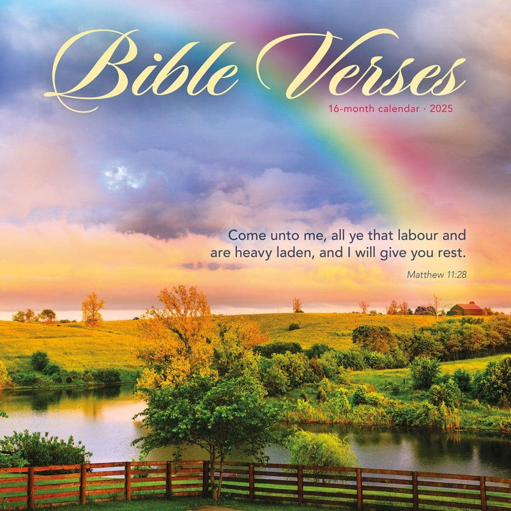 Carousel Calendars, Bible Verses 2025 Wall Calendar