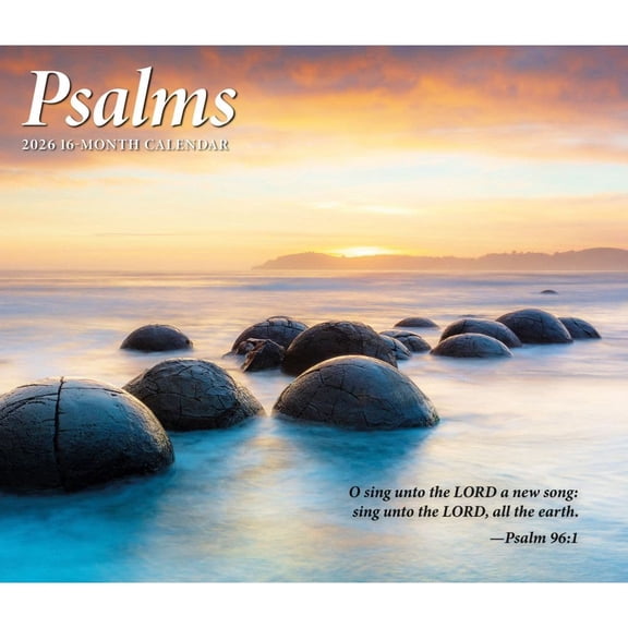 Carousel Calendars, Psalms 2026 Deluxe Wall Calendar