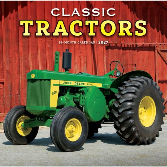 Carousel Calendars, Classic Tractors 2027 Wall Calendar