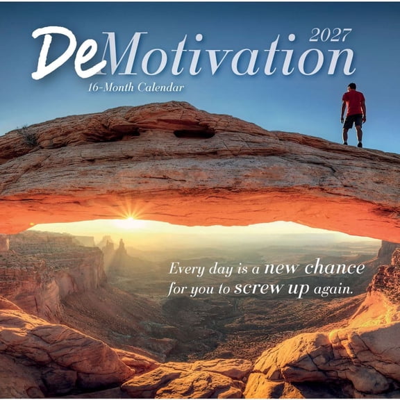 Carousel Calendars, Demotivation 2027 Wall Calendar