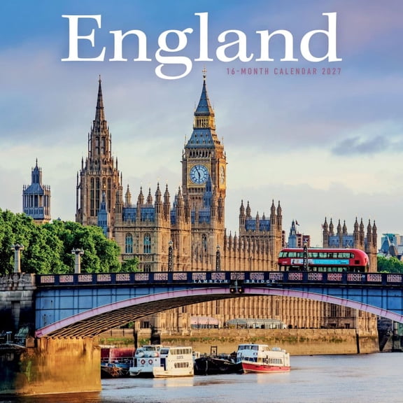 Carousel Calendars, England 2027 Wall Calendar