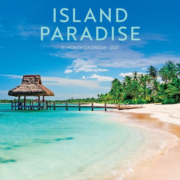 Carousel Calendars, Island Paradise 2027 Mini Wall Calendar