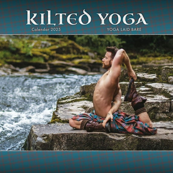 Carousel Calendars, Kilted Yoga 2025 Wall Calendar
