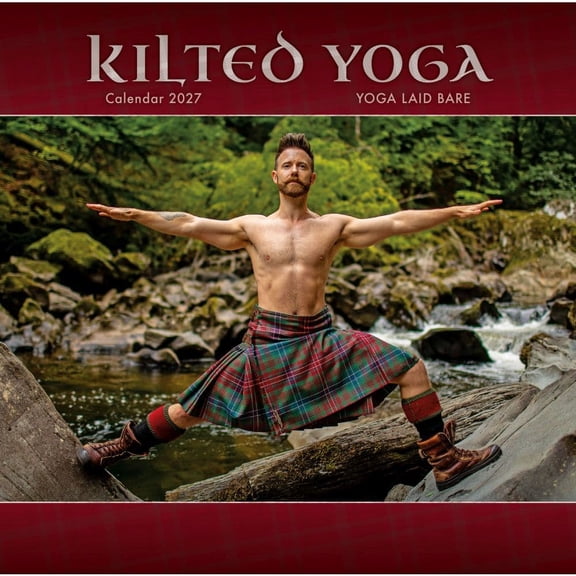 Carousel Calendars, Kilted Yoga 2027 Wall Calendar