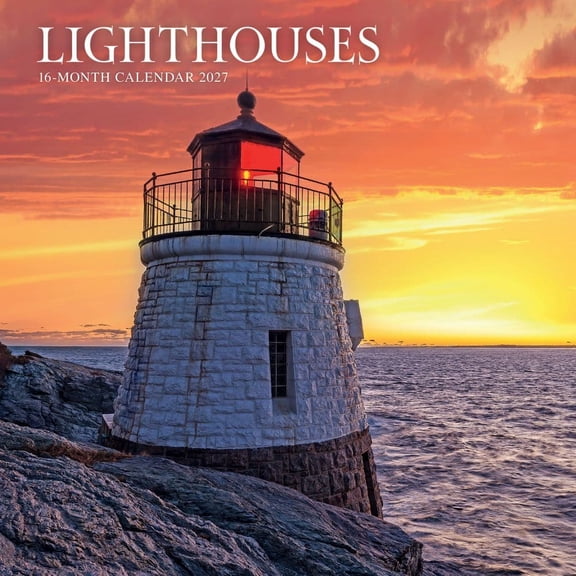 Carousel Calendars, Lighthouses 2027 Wall Calendar